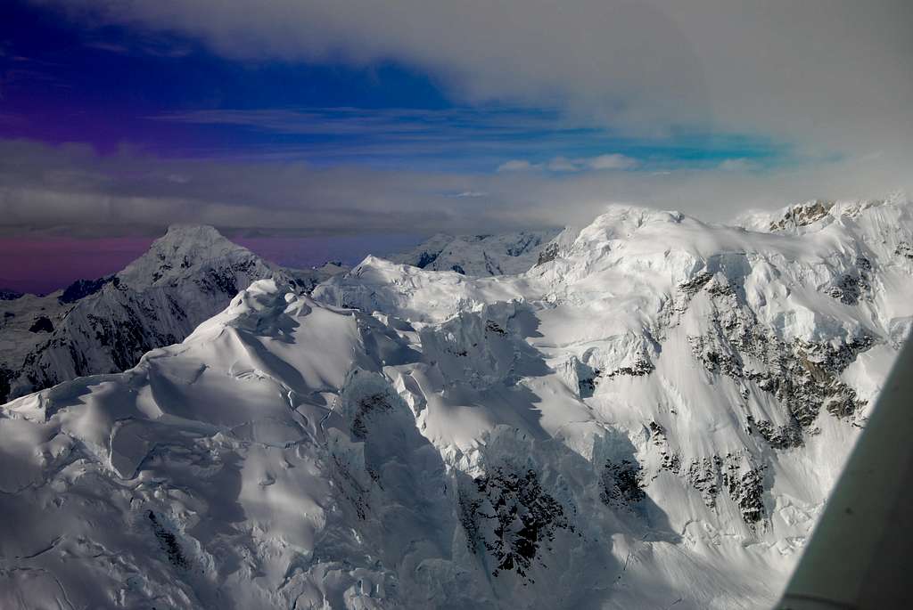 A section of the Alaska Range with ethereal lighting.(Part II)