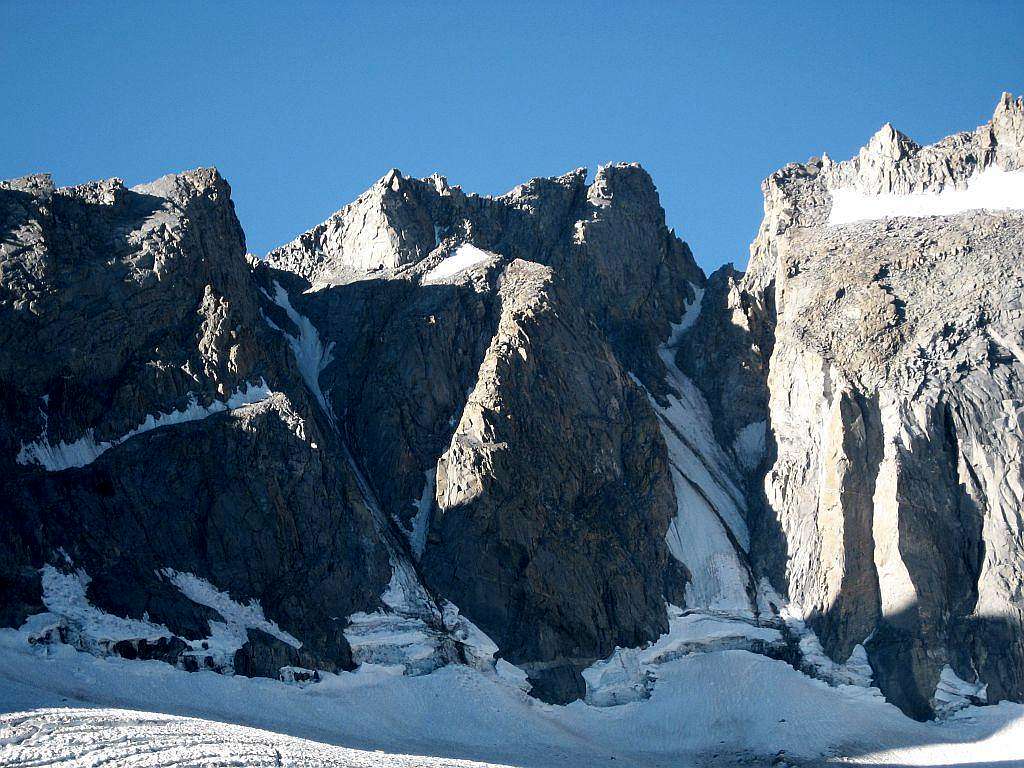 Polemonium Peak from the Palisade Glacier