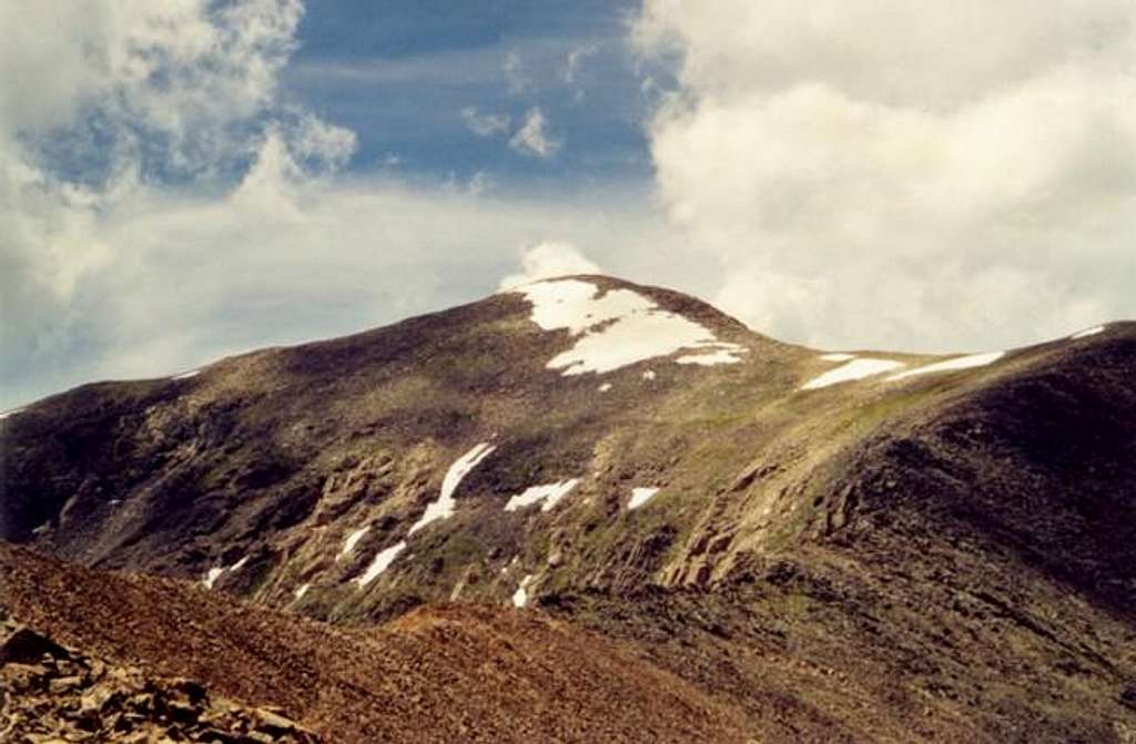 Mount Ouray's summit from the...