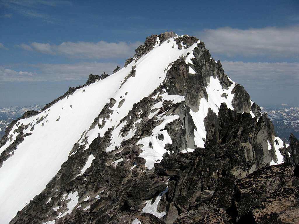 The true summit viewed from the east
