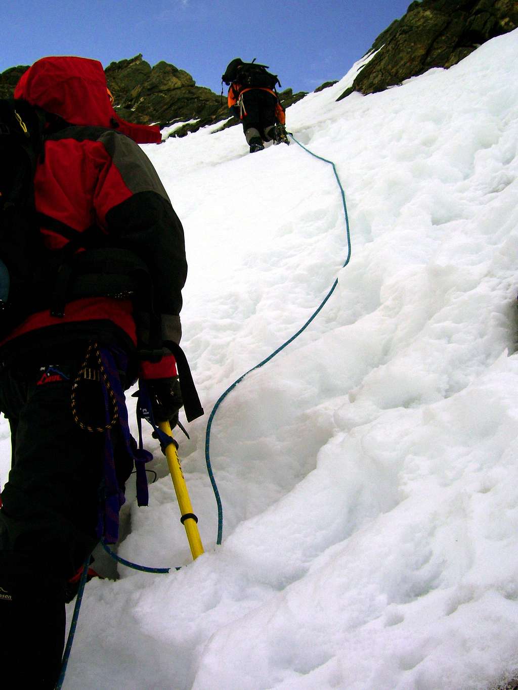 Rimpfischwänge snow slope climbing