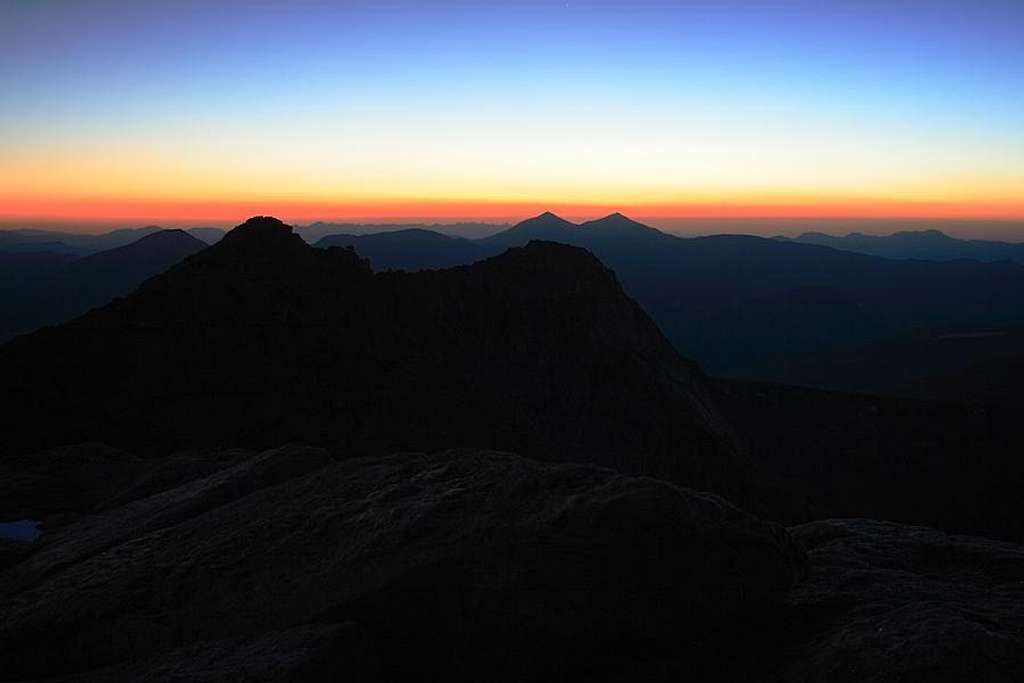 sunset from Mt. Evans