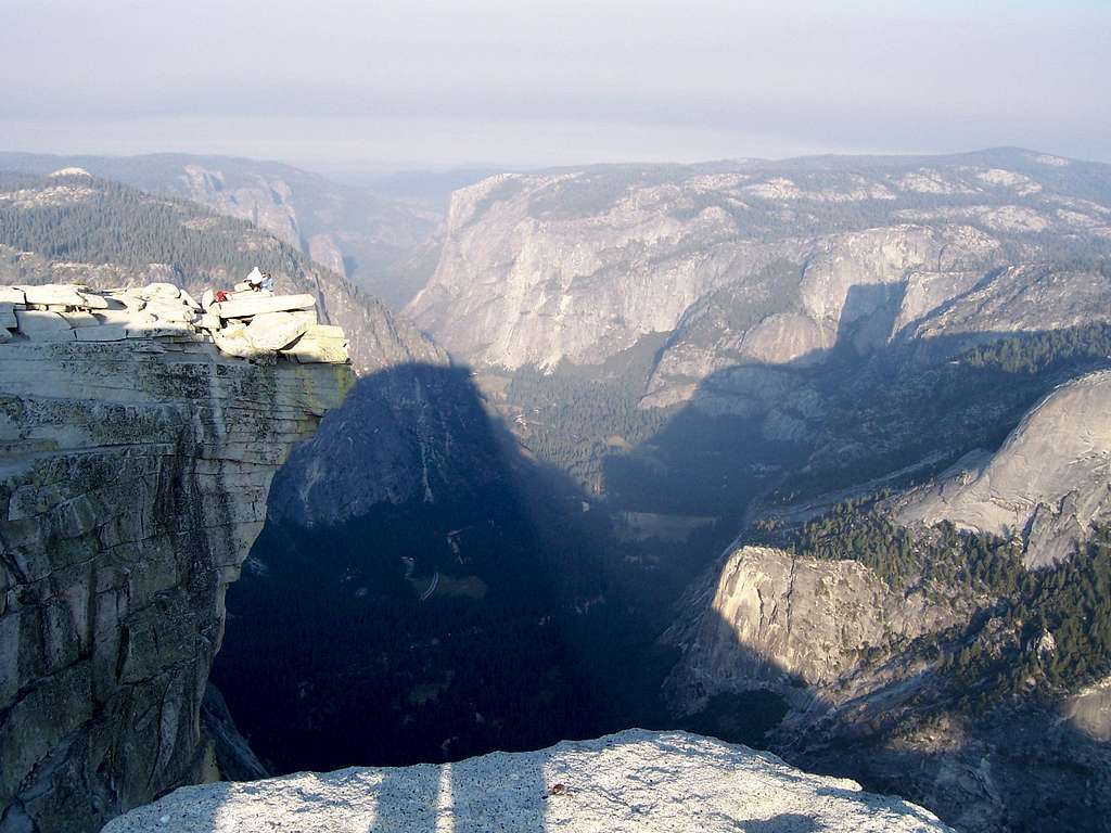 Half Dome's Shawdow over the Valley