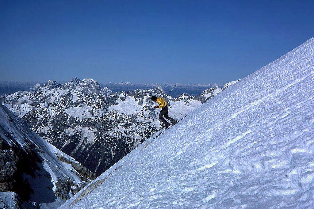 The summit slope