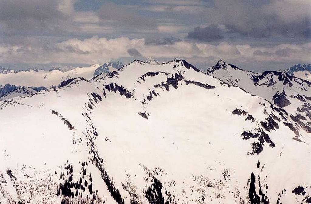 The Snowking Mountain massif...