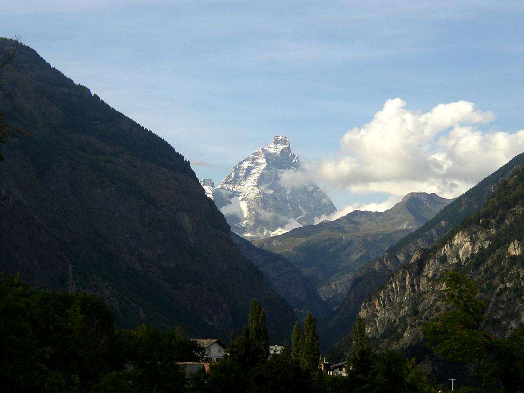 Cervino From the route to Torgnon