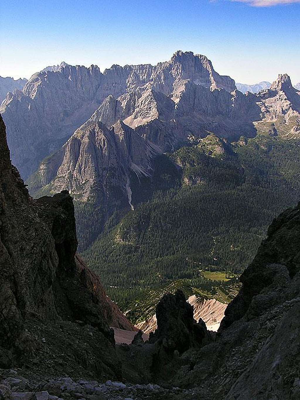 View from Passo del Cristallo