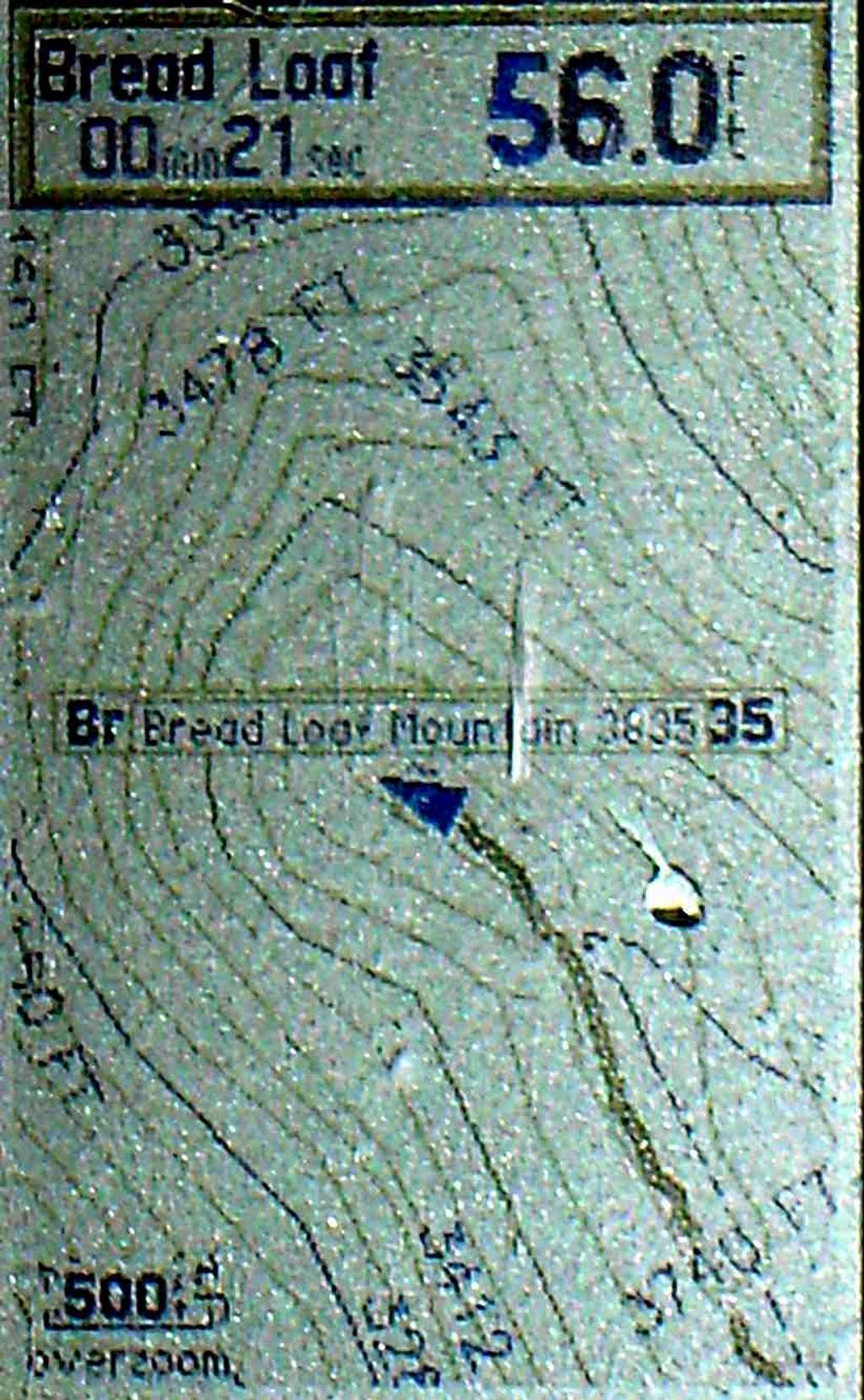 Bread Loaf GPS Capture Topo