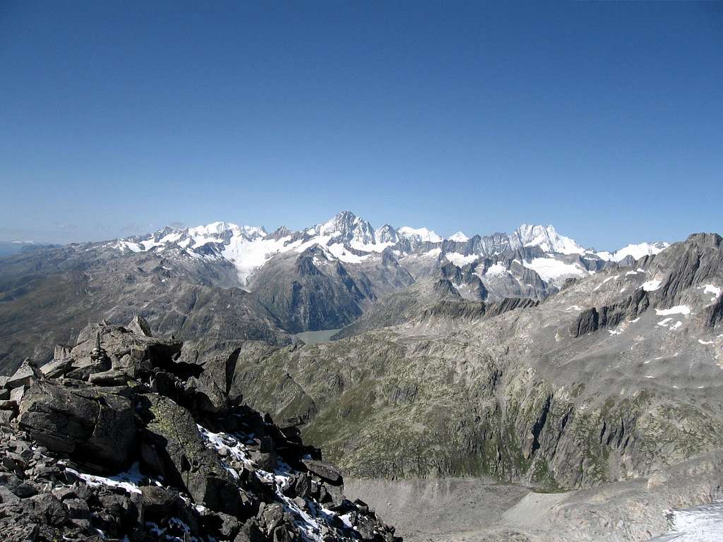 Bernese Alp view form Klein Furkahorn
