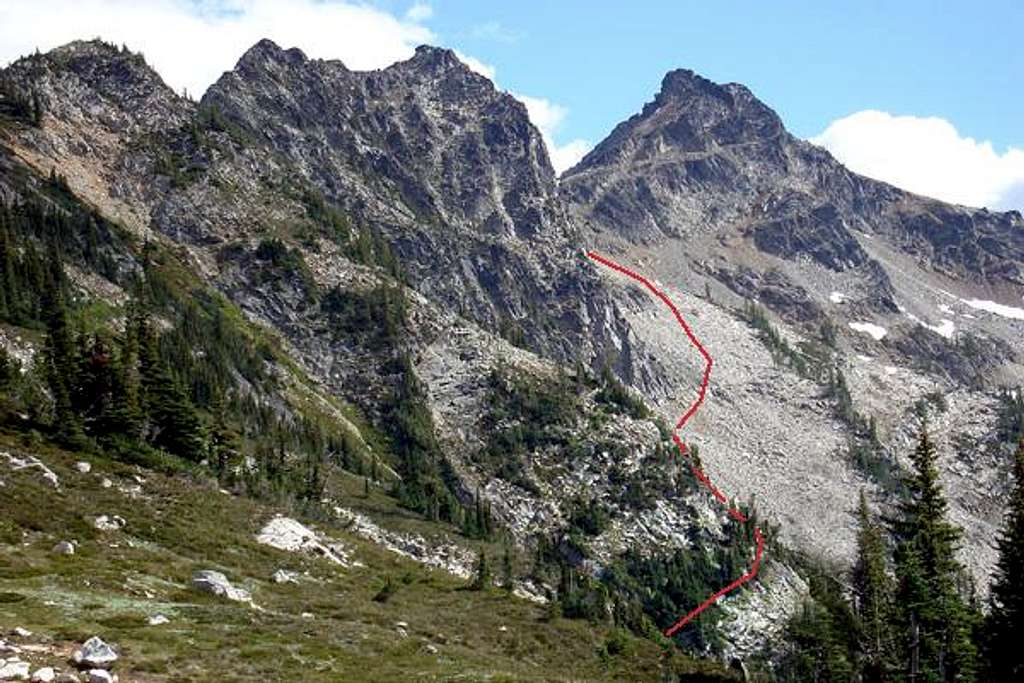 Approach route : Photos, Diagrams & Topos : SummitPost