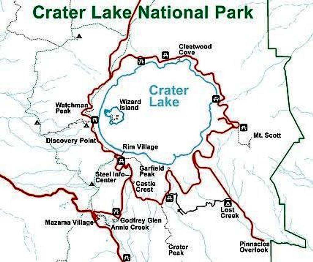 Crater Lake National Park Hiking Trails