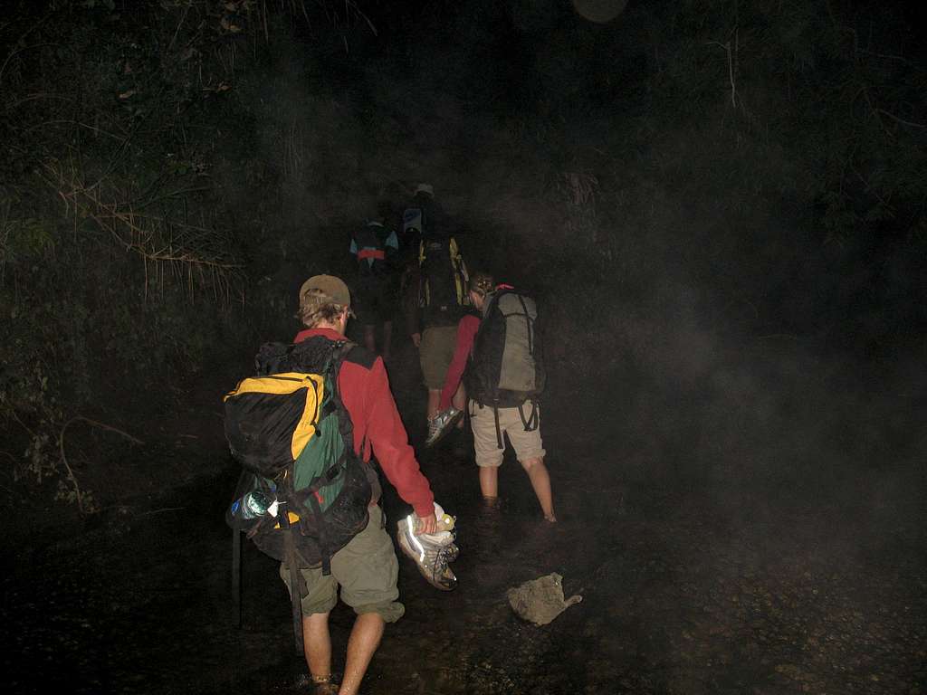 Crossing a Stream at 3 in the Morning