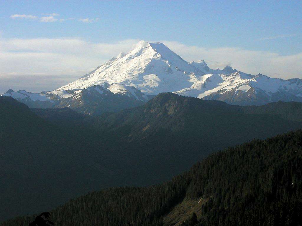 Mt. Baker from the north on...