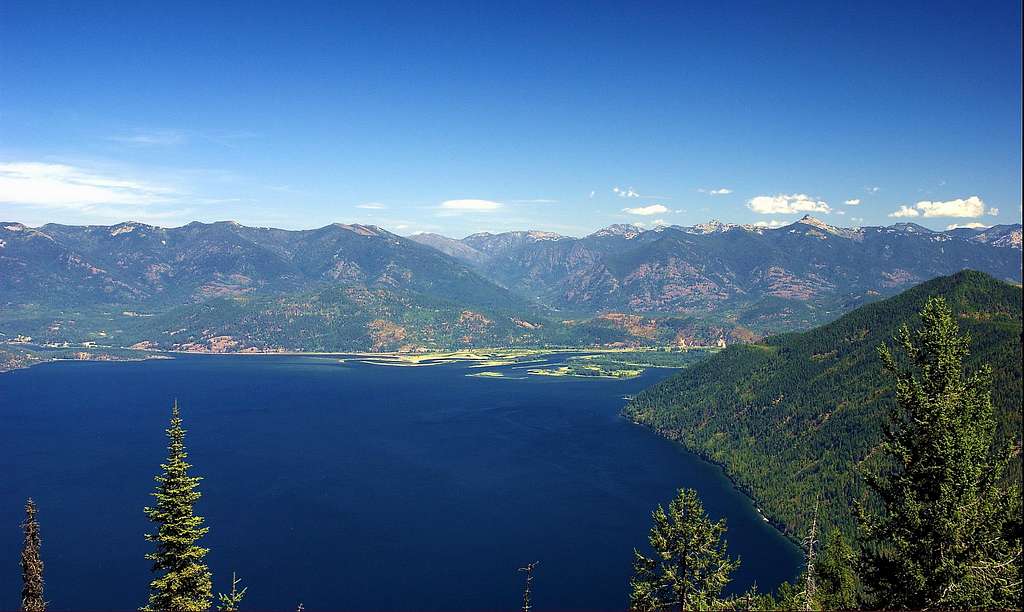 Lake Pend Oreille and the Cabinet Mountains