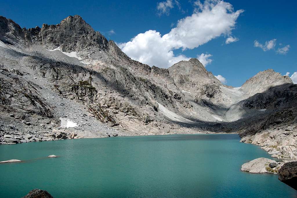 Summer Ice Lake, Wyoming
