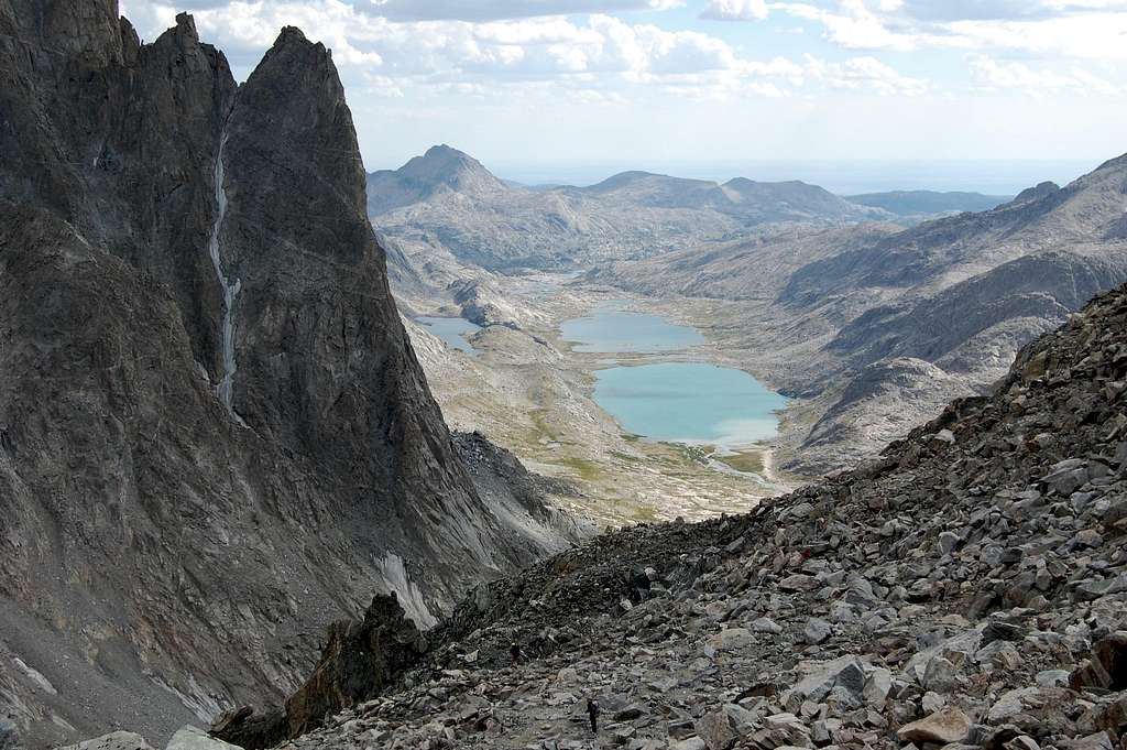 Titcomb Valley from Bonny Pass