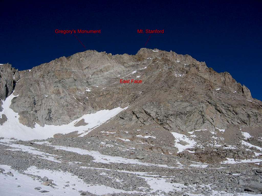 Mt. Stanford's East Face