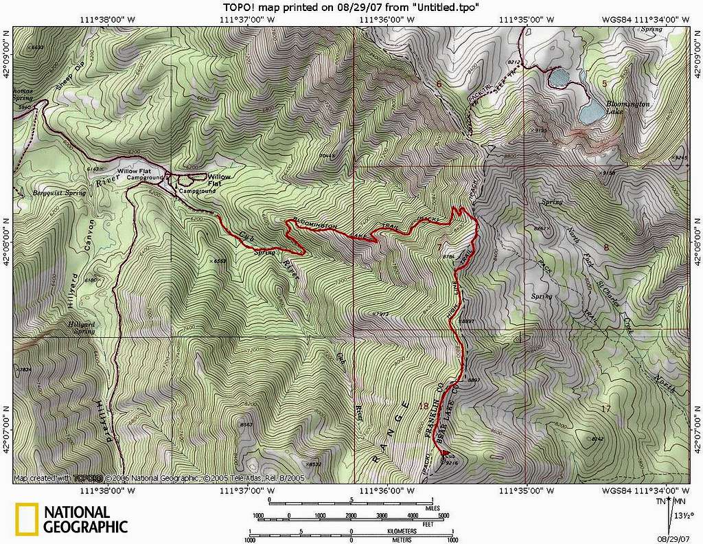 Cub Peak Route