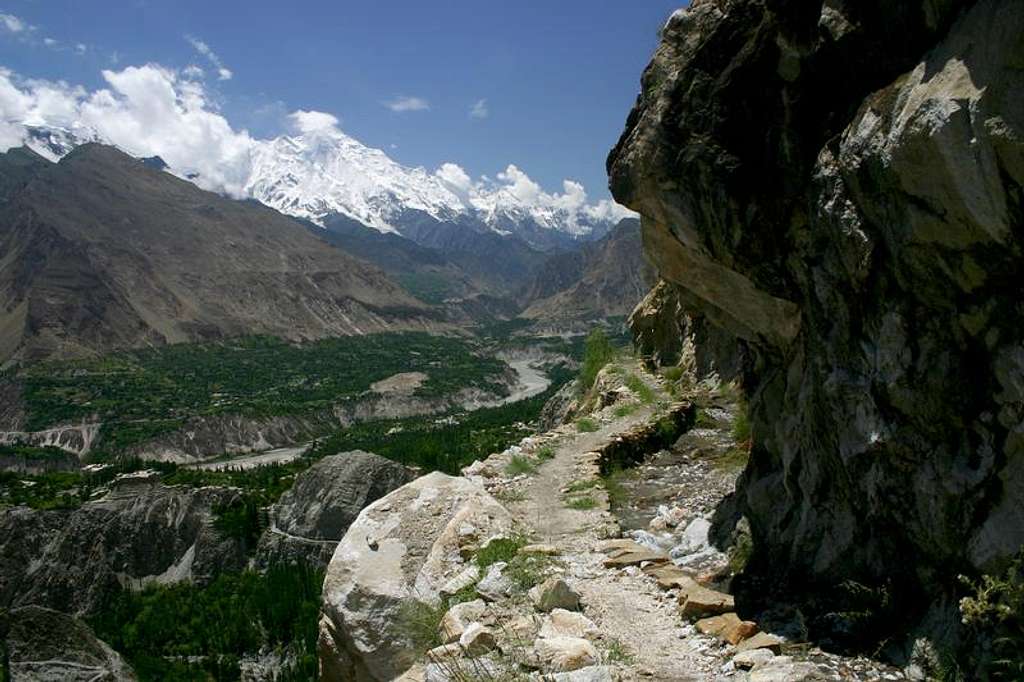 Hunza Valley from Ultar Trek
