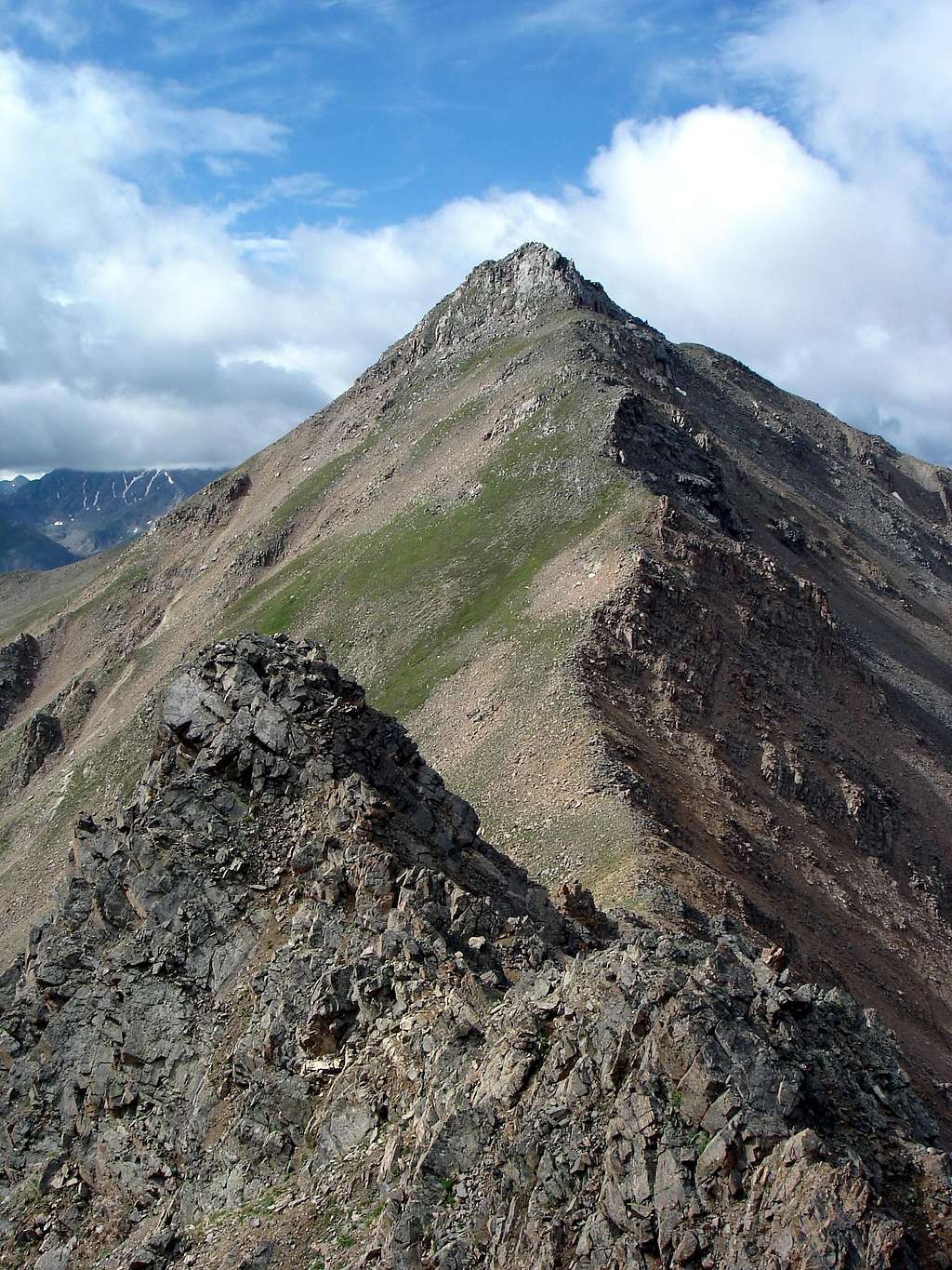 North ridge of Casco Peak