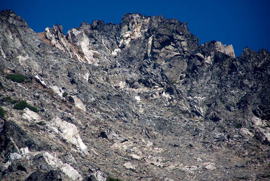 Summit from gully