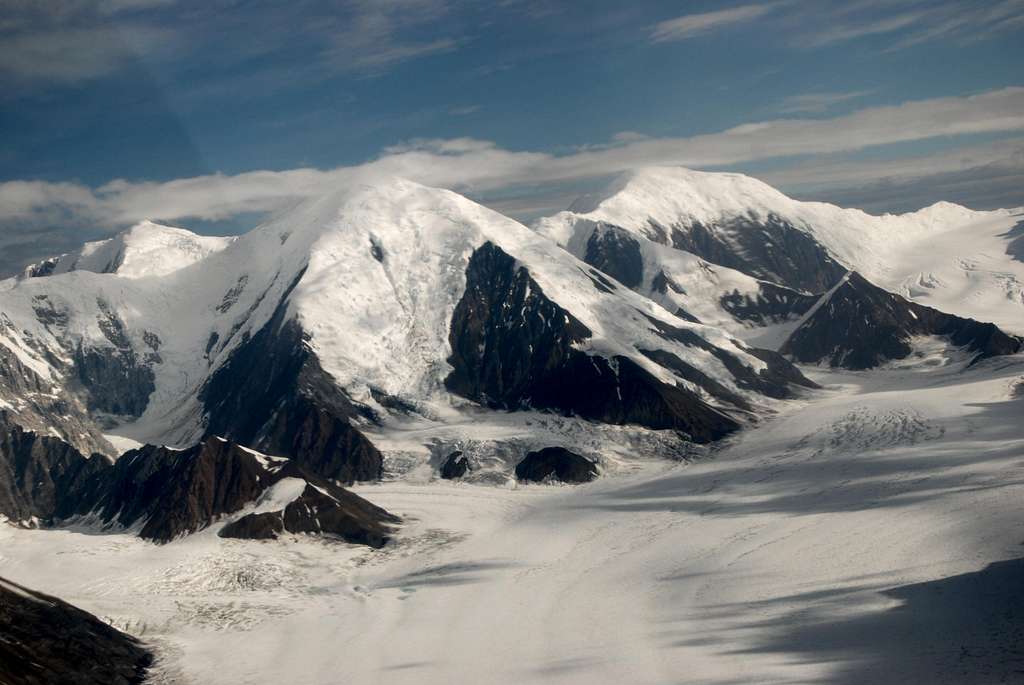 The Peaks of the Alaska Range near Mount McKinley-Mts. Francis and Crosson.