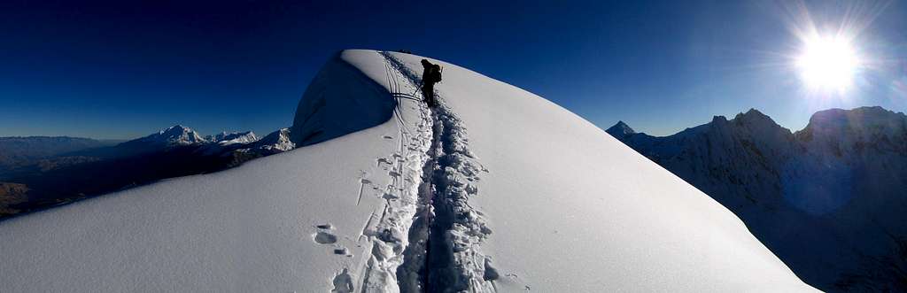 Summit of Vallunaraju