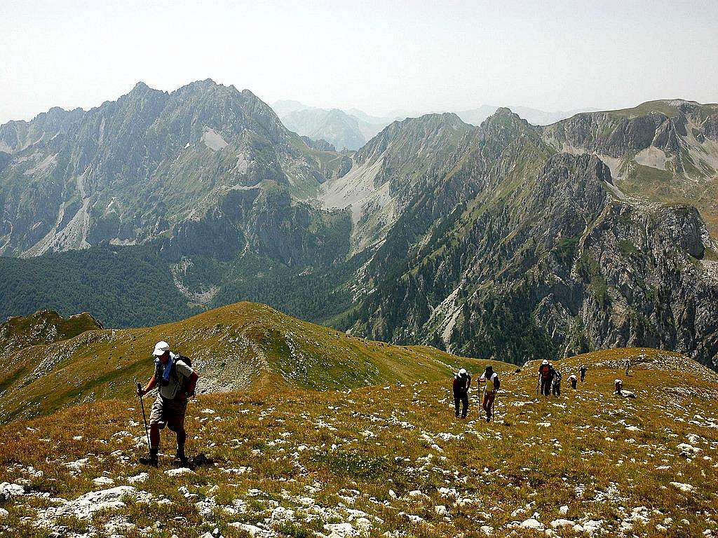 Ascent on Jablanov Vrh