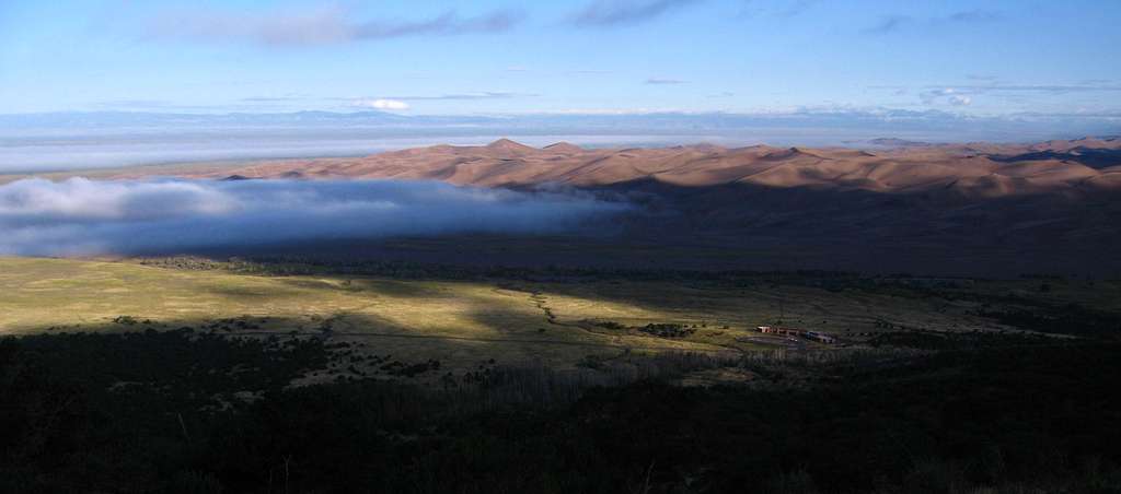 Overview of Clouds and Dunes, Great Sand Dunes National Park