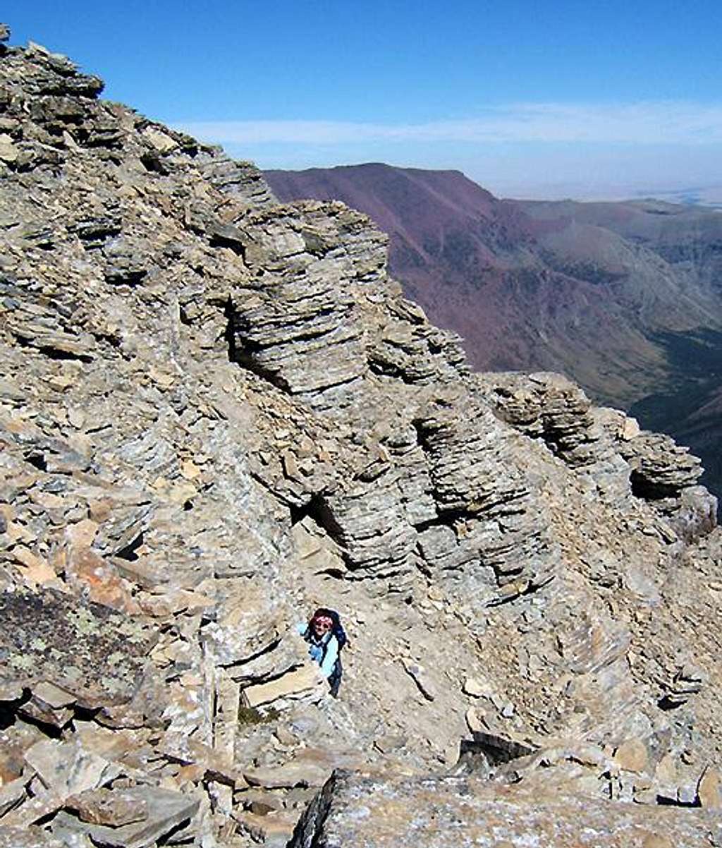 Flinsch Peak summit block