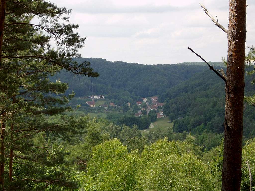 A view in the direction from Roppeviller (France).