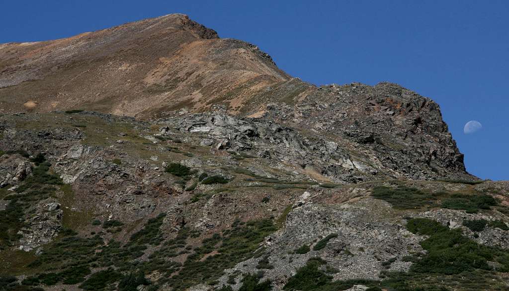 Ruby Mountain, Moonset