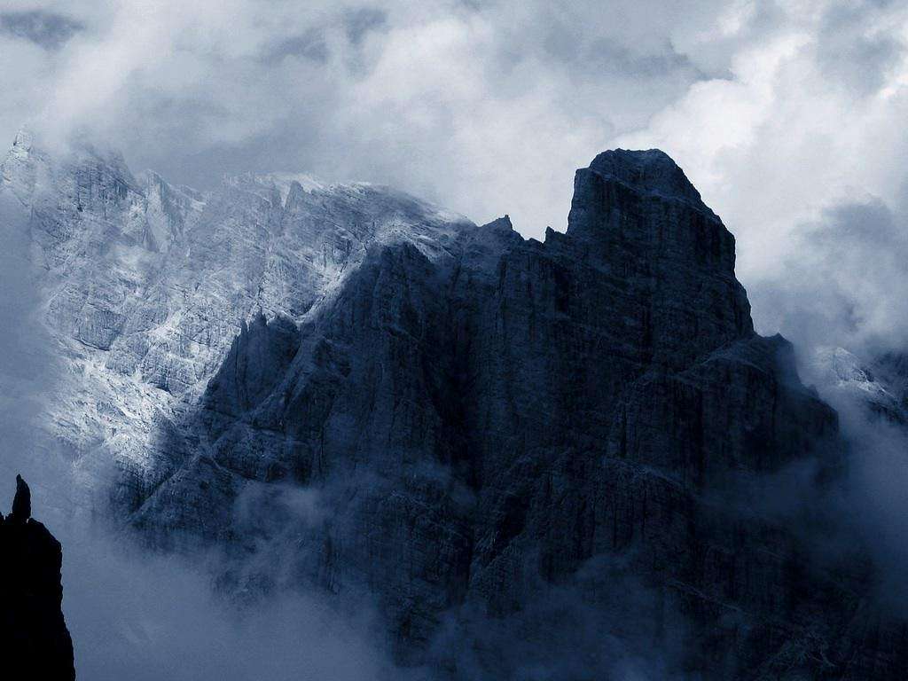 View from Lipella Via Ferrata