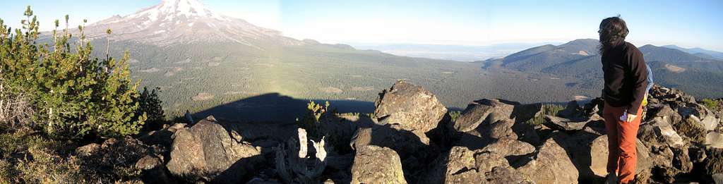 Summit Panorama with Shadow