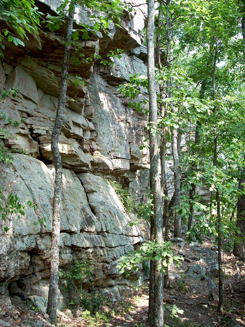 Palisades on a HOT August day, 2007.