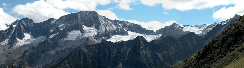 Monte Cercen (3280m) und Cima...