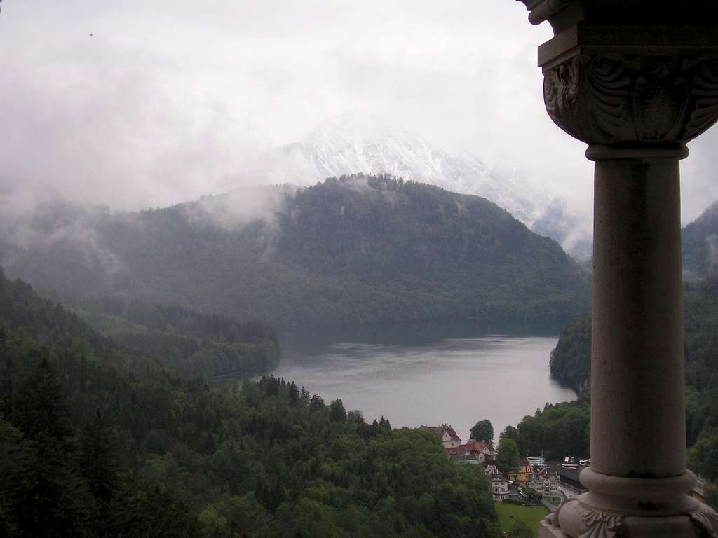 The view from Neuschwanstein