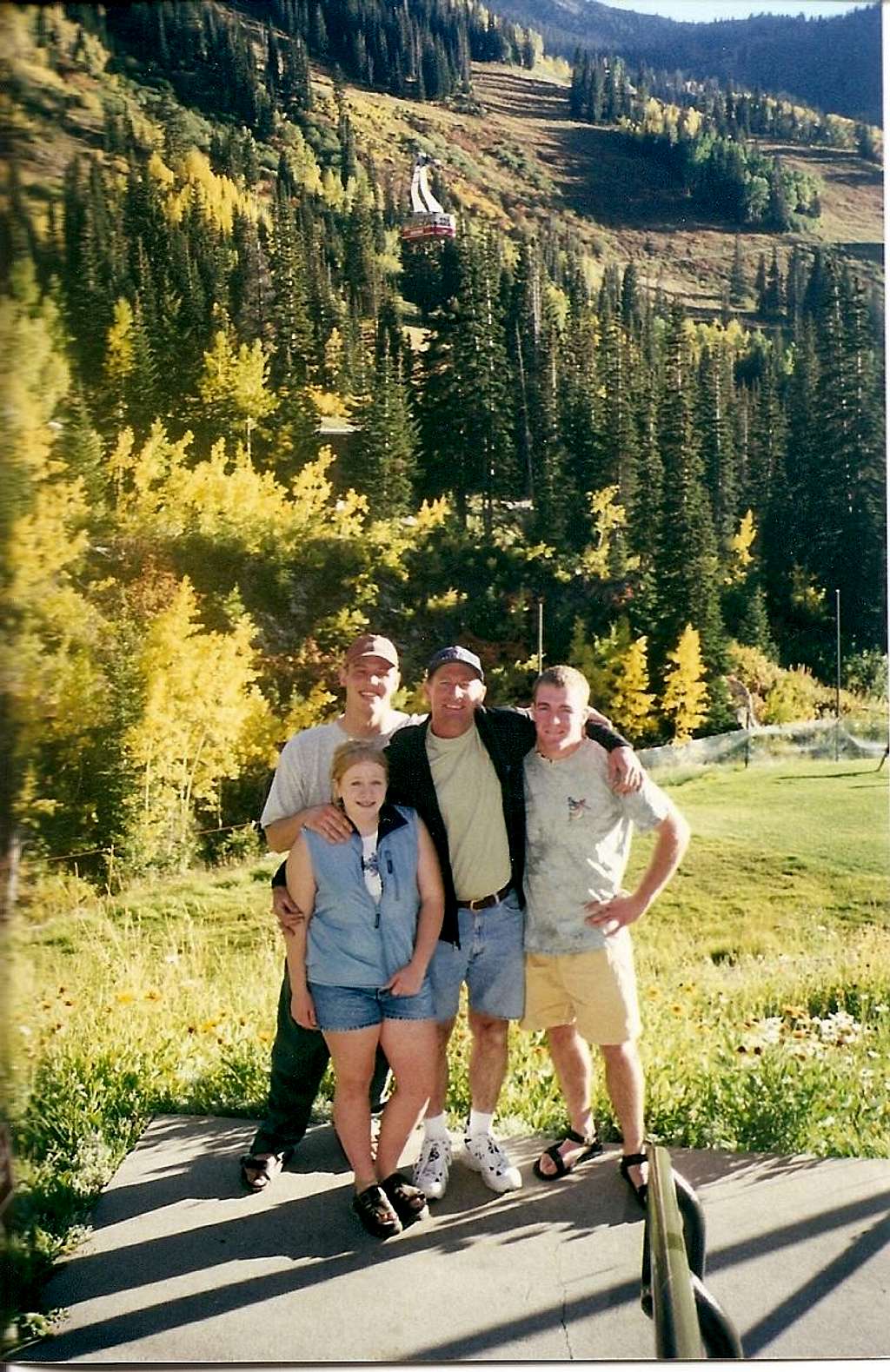 my Sons and Daughter with Me at Snow Bird Utah