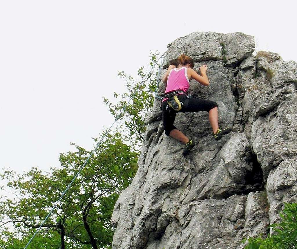 Klek - climbing
