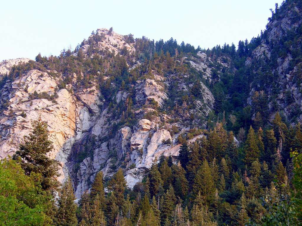 Sam Thomas gulch in the sunset glow