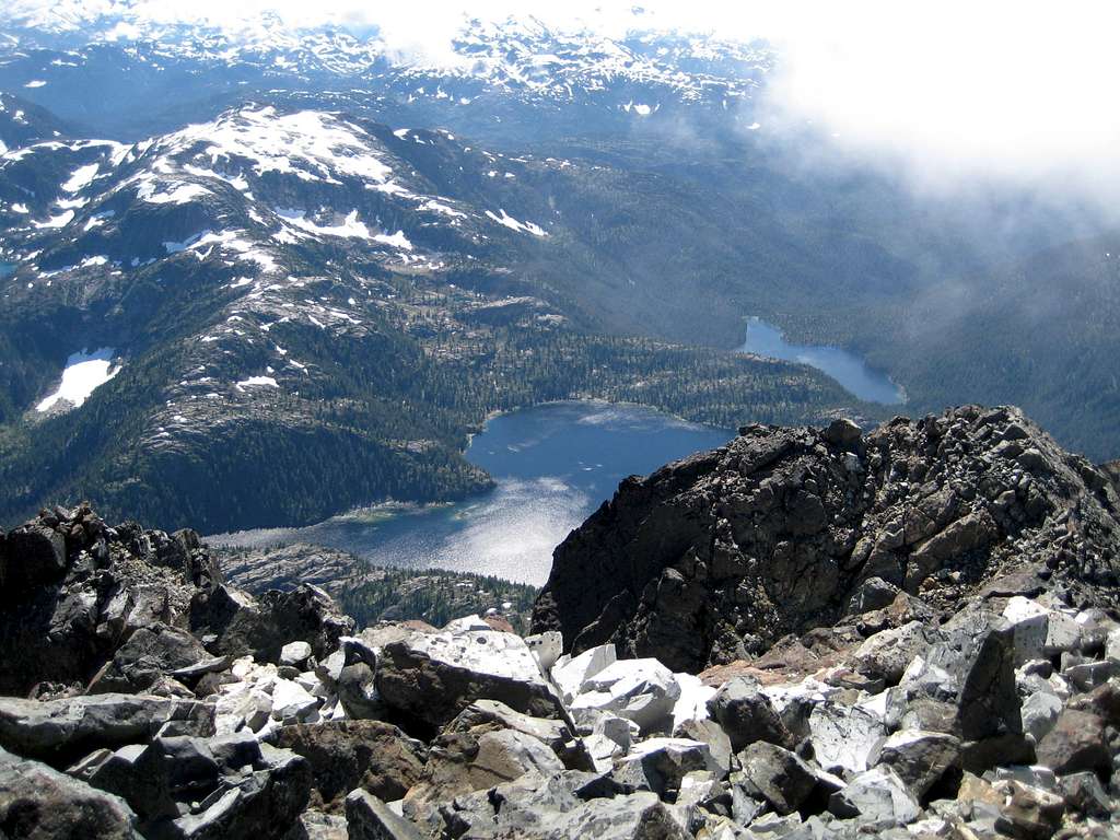 SE Gullies from above