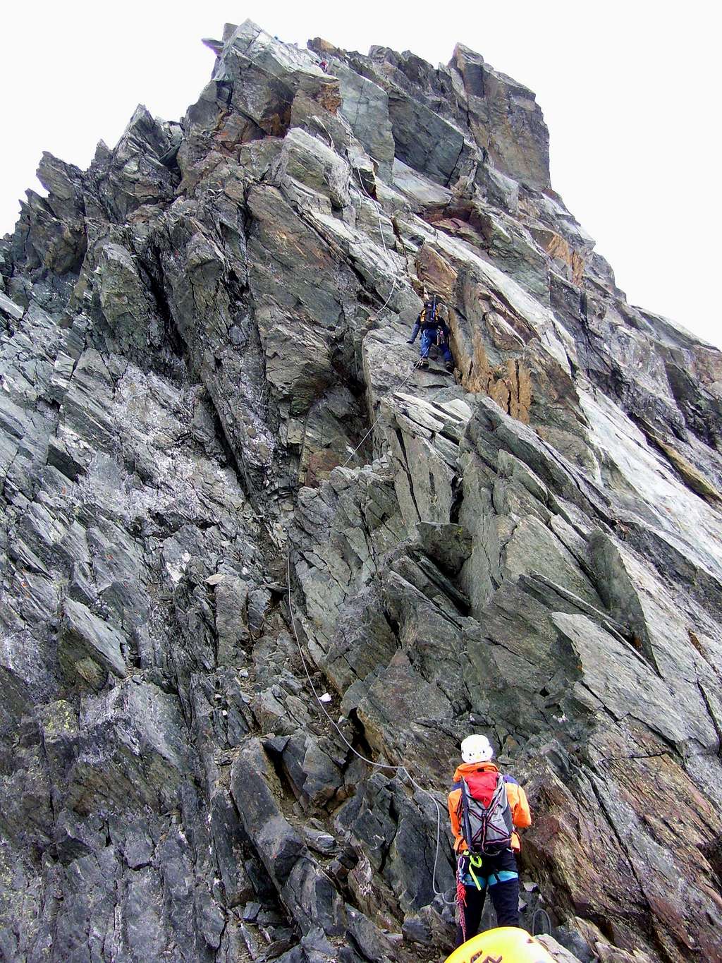 Climbers on Stuedlgrat