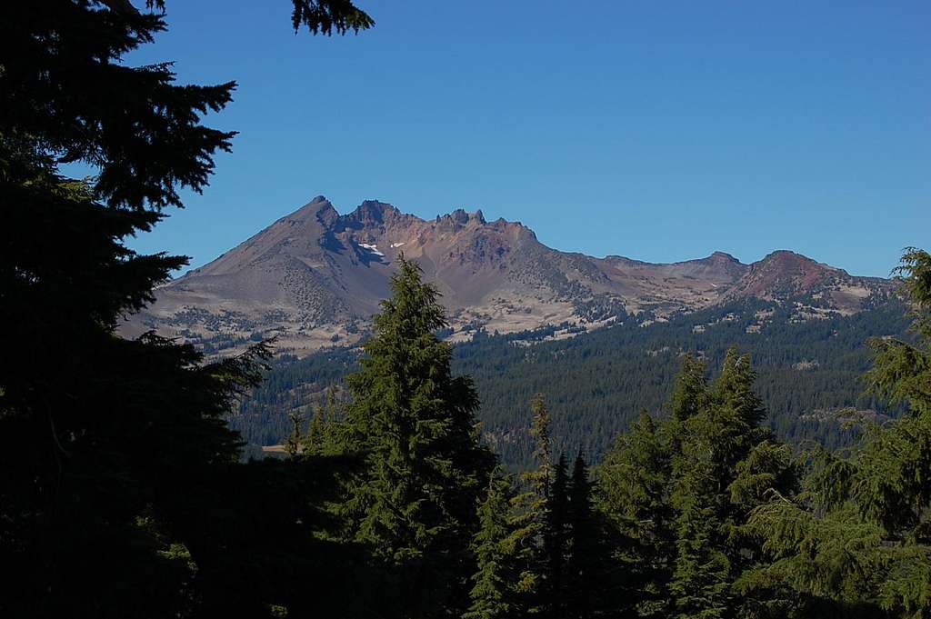 Broken Top from around 6700 feet on Mt. Bachelor