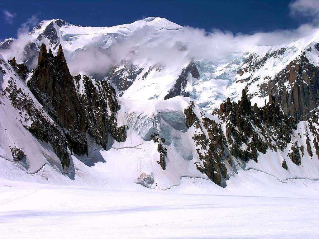 Il Col de la Fourche e le Mont Blanc