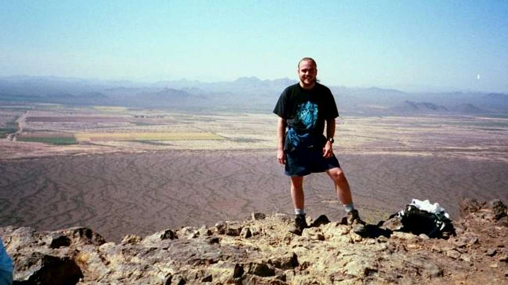 Me on top of Picacho Peak