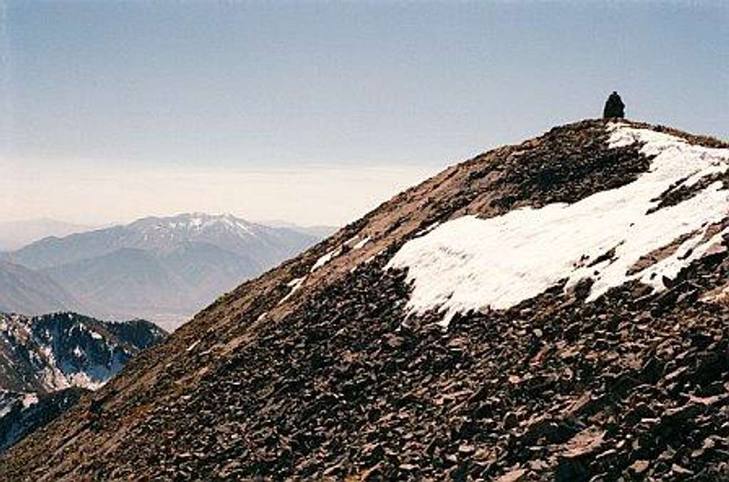 Cairn on top of Provo Peak