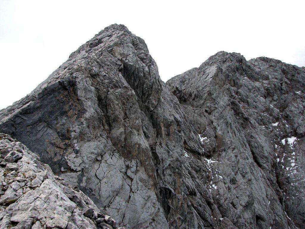 The northeast ridge of Creta di Collina / Kollinspitze.