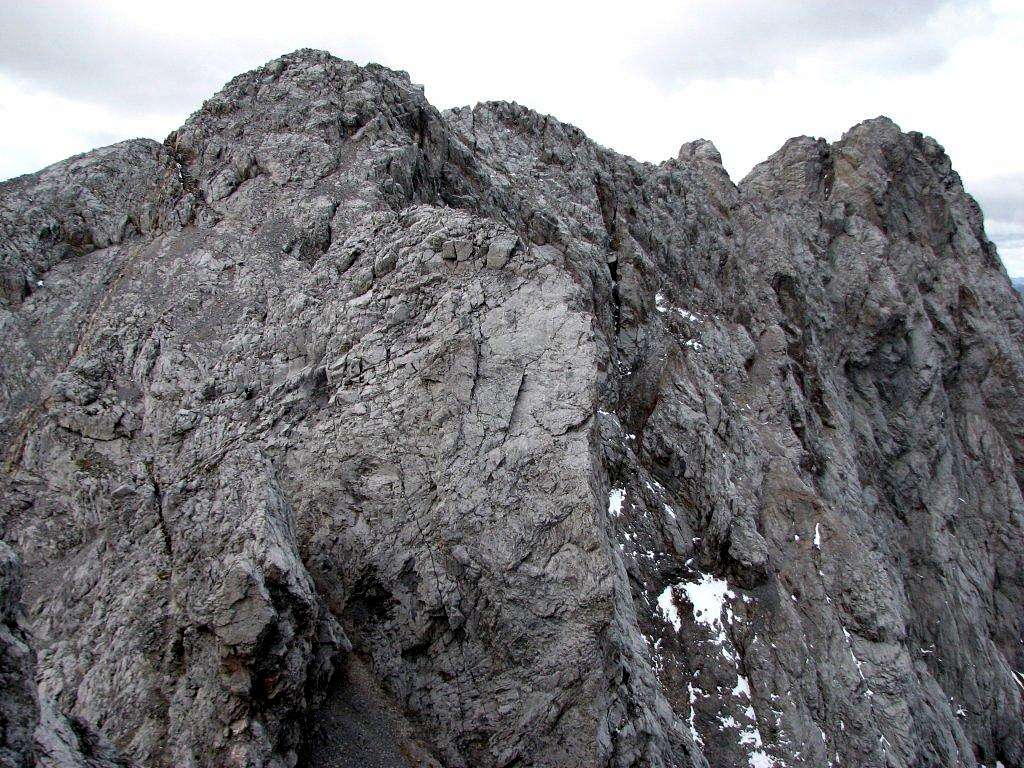 The east ridge of Creta della Cjanevate/Kellerspitzen, 2769m.