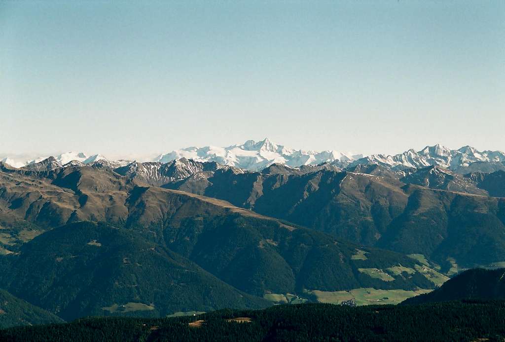 Grossglockner Seen from the Summit of Grosse Kinigat