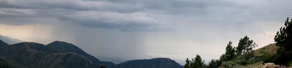 T-storm over Utah Lake